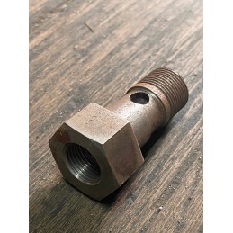 Hollow overflow screw, long 75 mm