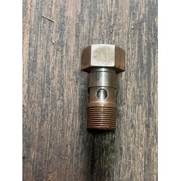 Hollow overflow screw, long 75 mm