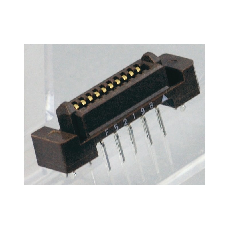 1 pcs - KEL Corporation 8900 Series Straight Through Hole Mount PCB Socket, 20-Contact, 2-Row, 2.54mm Pitch, Solder Termination