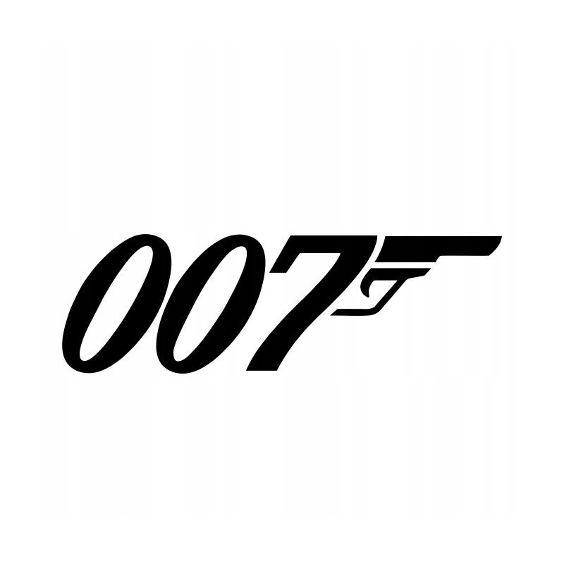 Agent 007 james bond sticker 50 cm