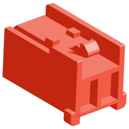 10 pcs - TE Connectivity, Grace Inertia Male Connector Housing, 2.5mm Pitch, 2 Way, 1 Row