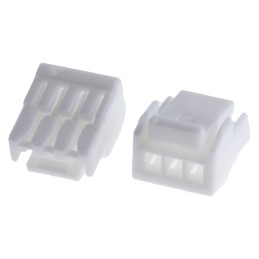 10 pcs - JST, GH Connector Housing, 1.25mm Pitch, 3 Way, 1 Row Right Angle, Straight