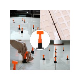 Tile leveling system wedges clips holder 50