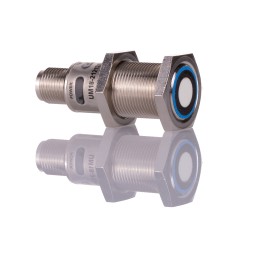 1 pcs - Sick UM18 Series Ultrasonic Barrel-Style Proximity Sensor, M18 x 1, 65 - 350 mm Detection, PNP & NPN Output, 10