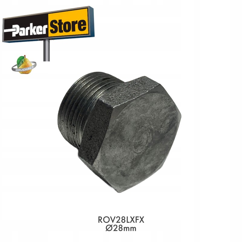 Parker rov28lcfx pipe plug oe 28mm cone 24