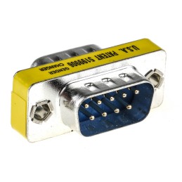 1 pcs - Switchcraft D Sub Adapter Male 9 Way D-Sub to Male 9 Way D-Sub