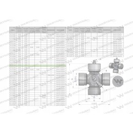 Shaft crosshead 27x74 60 side lubrication Warynski w 712774