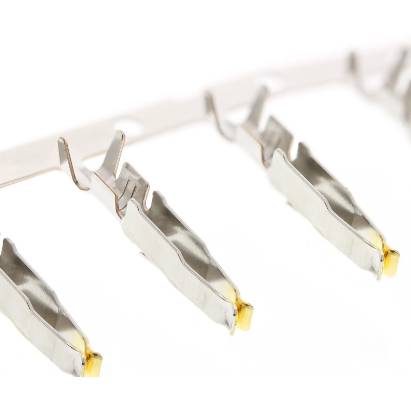 10 pcs - HARTING 09 06 , Straight , Female , Copper Alloy , Backplane Connector Contact