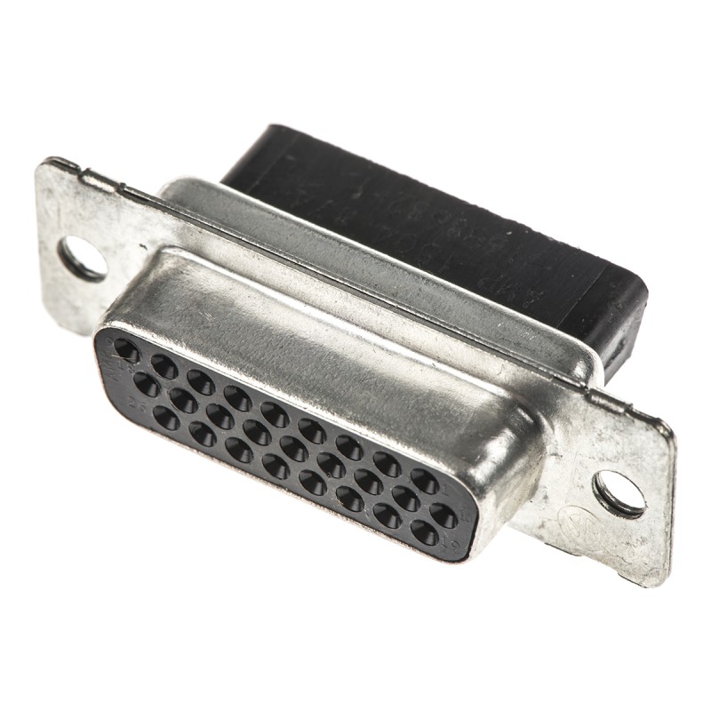 1 pcs - TE Connectivity Amplimite HDP-22 26 Way Cable Mount D-sub Connector Socket