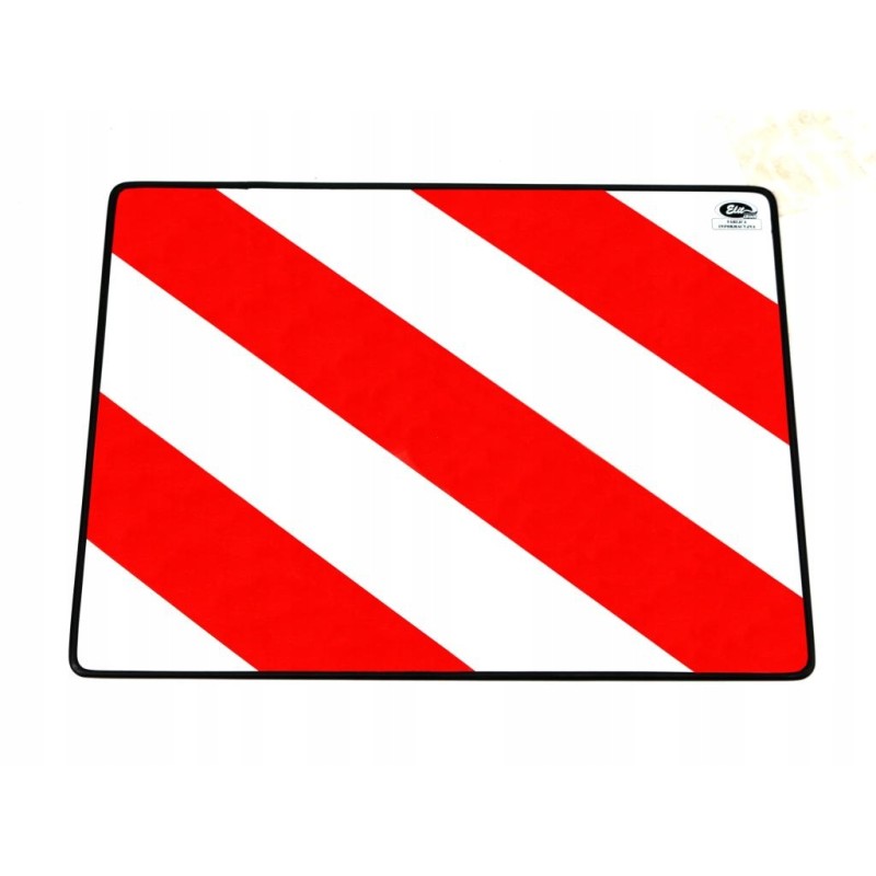 Reflective warning board, right, 400mm 300mm