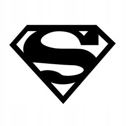 Superman Batman Punisher sticker 55 cm