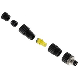 1 pcs - Hirschmann Circular Connector, 3 Contacts, Cable Mount, M8 Connector, Plug, Male, IP67, E Series