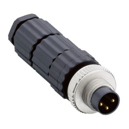 1 pcs - Hirschmann Circular Connector, 3 Contacts, Cable Mount, M8 Connector, Plug, Male, IP67, E Series