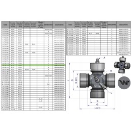 Shaft crosshead 27x74 60 Warynski side lubrication