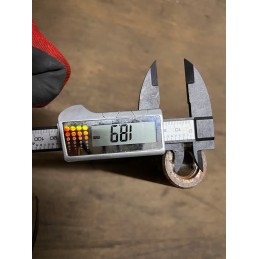 Female pin, pipe connector, female thread, double-sided, female