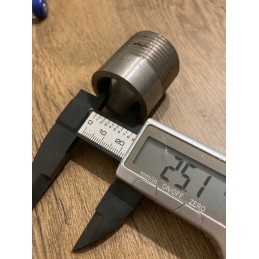 BSP welding connector male equal dn25 straight stainless steel 304 dn 25