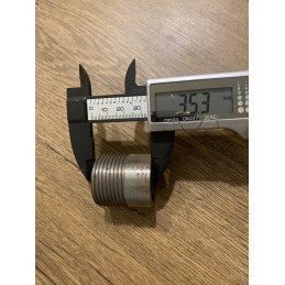 BSP welding connector male equal dn25 straight stainless steel 304 dn 25