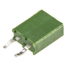 10 pcs - TE Connectivity AMPMODU HV100 Series Straight Through Hole Mount PCB Socket, 2-Contact, 1-Row, 2.54mm Pitch, Solder