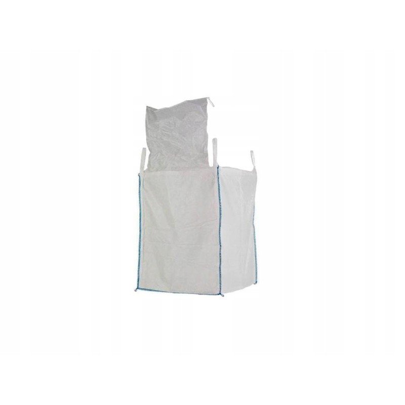Big bag 1200kg 90x90x120 4 handles top open with flap bottom closed