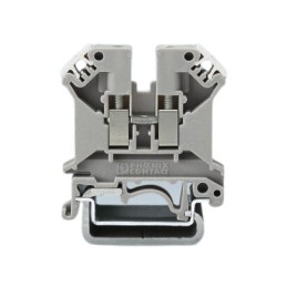 10 pcs - Phoenix Contact UK 2.5 N Series Grey DIN Rail Terminal Block, 0.2 - 2.5mm², Single-Level, Screw Termination, ATEX