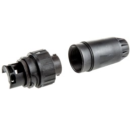 1 pcs - Amphenol Circular Connector, 12 + PE Contacts, Cable Mount, Plug, Male, IP65, C 16-3 Series