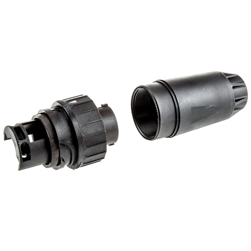 1 pcs - Amphenol Circular Connector, 12 + PE Contacts, Cable Mount, Plug, Male, IP65, C 16-3 Series