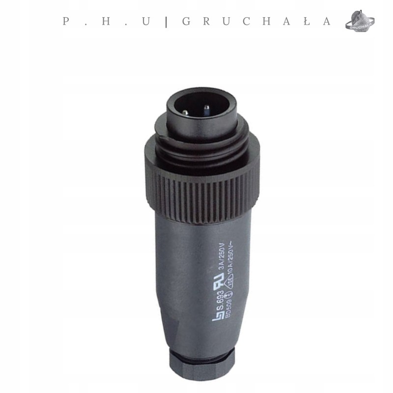 Round connector binder bd509 12a 600v s 693 16a 400v