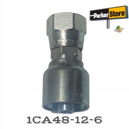 Parker straight connector 12 dkol 1ca48 12 6 parkrimp