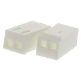 10 pcs - Molex, 2695 Female Connector Housing, 2.54mm Pitch, 2 Way, 1 Row