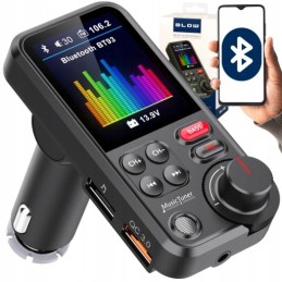 bluetooth fm transmitter handsfree kit qc sd