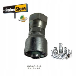 Parker 16846 8 8 series 48 jic 37 parkrimp no skive