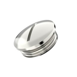 1 Pack of 10 - Lapp Blanking Plug, M12, Nickel Plated Brass, 14mm Diameter, Threaded