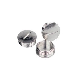 1 Pack of 10 - Lapp Blanking Plug, M12, Nickel Plated Brass, 14mm Diameter, Threaded