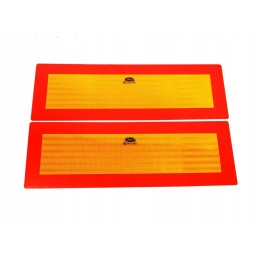 Reflective warning board, set of 2, 560mm 200mm