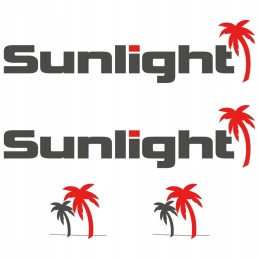 Sunlight stickers for caravan and camper