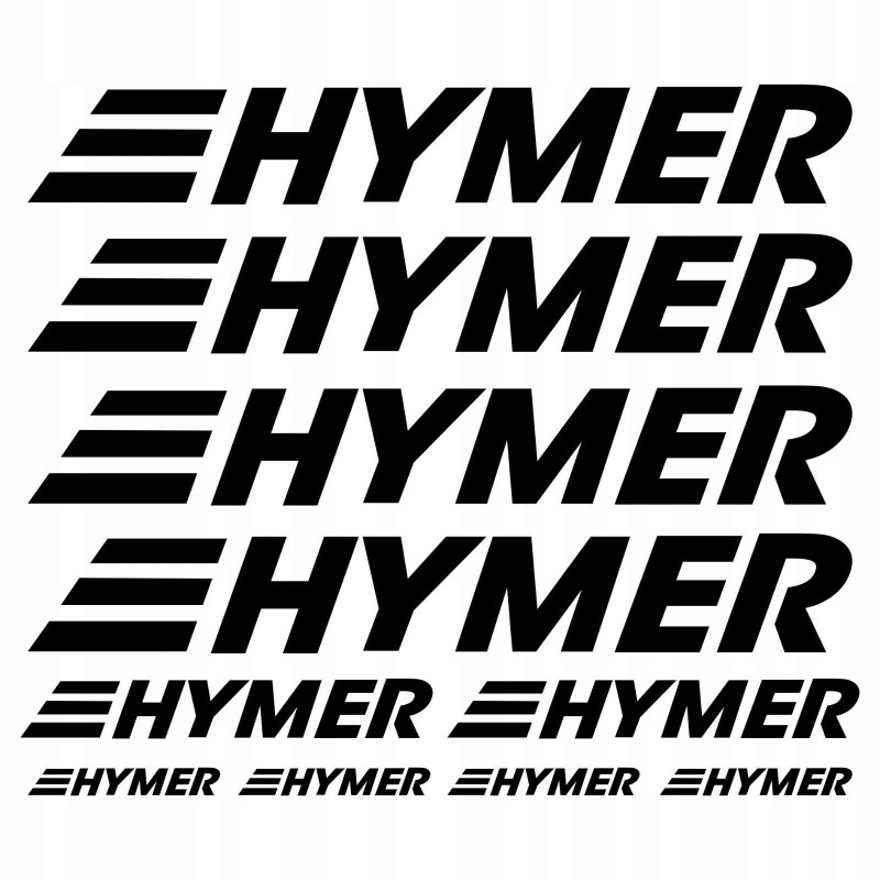 Hymer stickers for caravan and camper