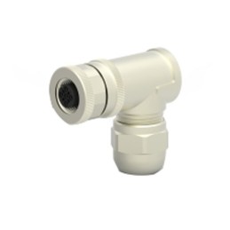 1 pcs - TE Connectivity Circular Connector, 4 Contacts, Cable Mount, M12 Connector, Socket, Female, IP67, T411 Series