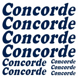 Concorde stickers for caravan camper