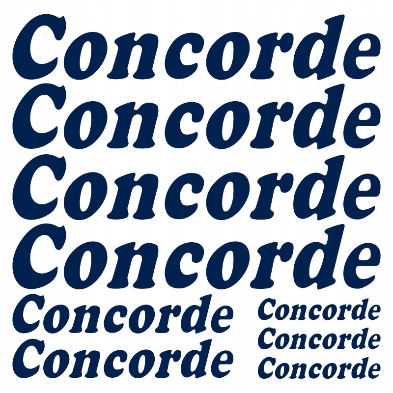 Concorde stickers for caravan camper
