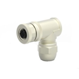 1 pcs - TE Connectivity Circular Connector, 4 Contacts, Cable Mount, M12 Connector, Socket, Female, IP67, T411 Series