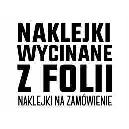 Sticker with your inscription on a caravan or camper