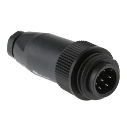 1 pcs - binder Circular Connector, 7 Contacts, Cable Mount, Plug, Male, IP67, 693 Series
