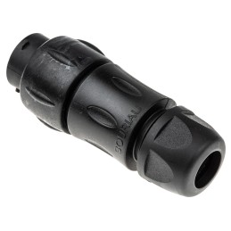 1 pcs - Souriau Circular Connector, 12 Contacts, In-line, Plug, Male, IP68, IP69K, UTS Series
