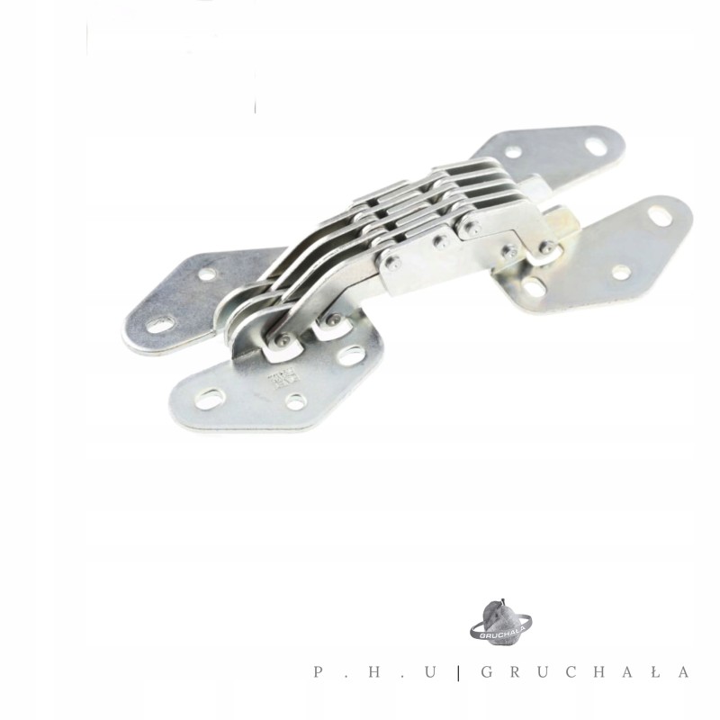 Stainless steel hinge 58mm x 127mm rohs x 407 7161 70 a 3303