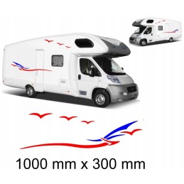 Set of Adria camping trailer stickers