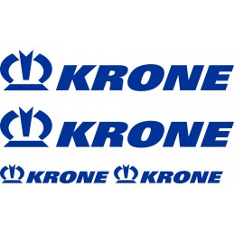 Krone sticker stickers 2 pieces 90 cm 2x45cm