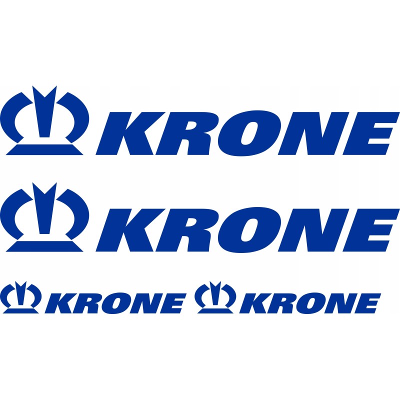 Krone sticker stickers 2 pieces 90 cm 2x45cm