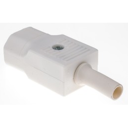 1 pcs - Bulgin C14 Cable Mount IEC Connector Male, 10A, 250 V