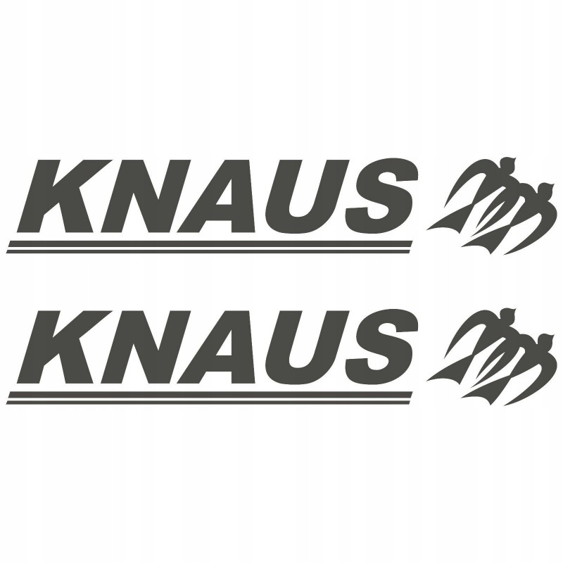 Knaus stickers for a camper caravan