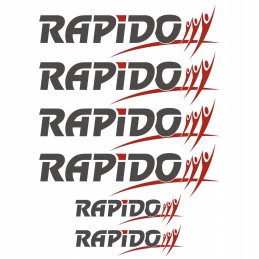 Rapido stickers for caravan and camper